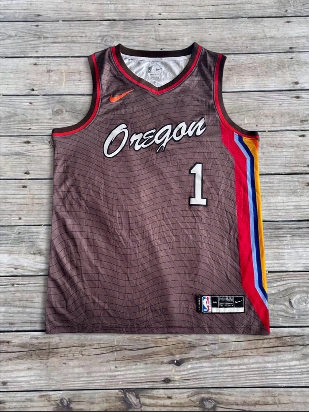 Nike Portland Trail Blazers Anfernee Simons 2020-21 City Edition Swingman Jersey